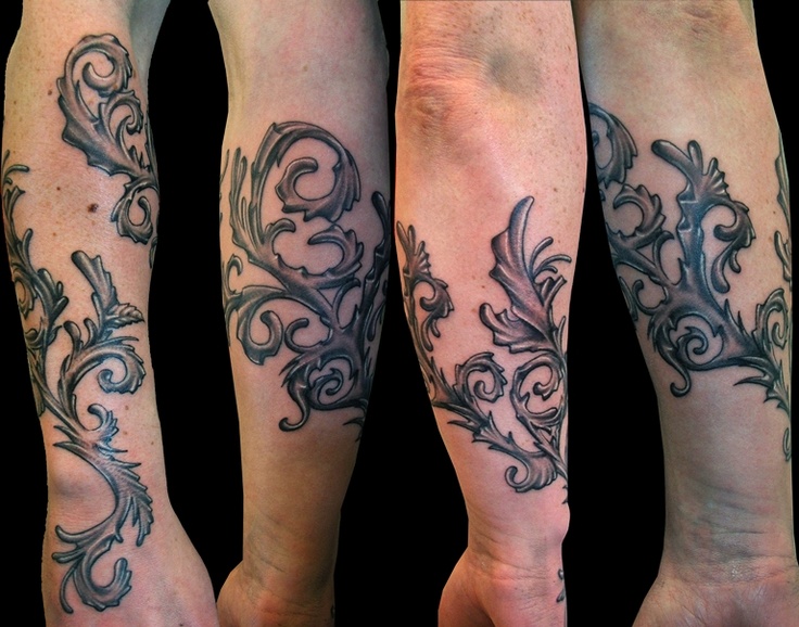 Dark ornaments tattoo by Meathshop