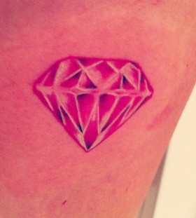 Diamond pink tattoo