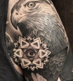 Eagle tattoo by James Spencer Briggs