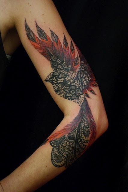 Feather tattoo