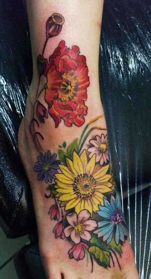 Flowers tattoo