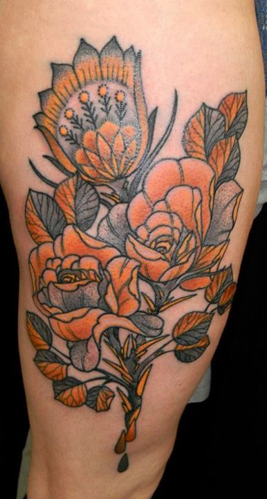 Flowers tattoo