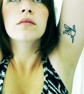 Great origami tattoo