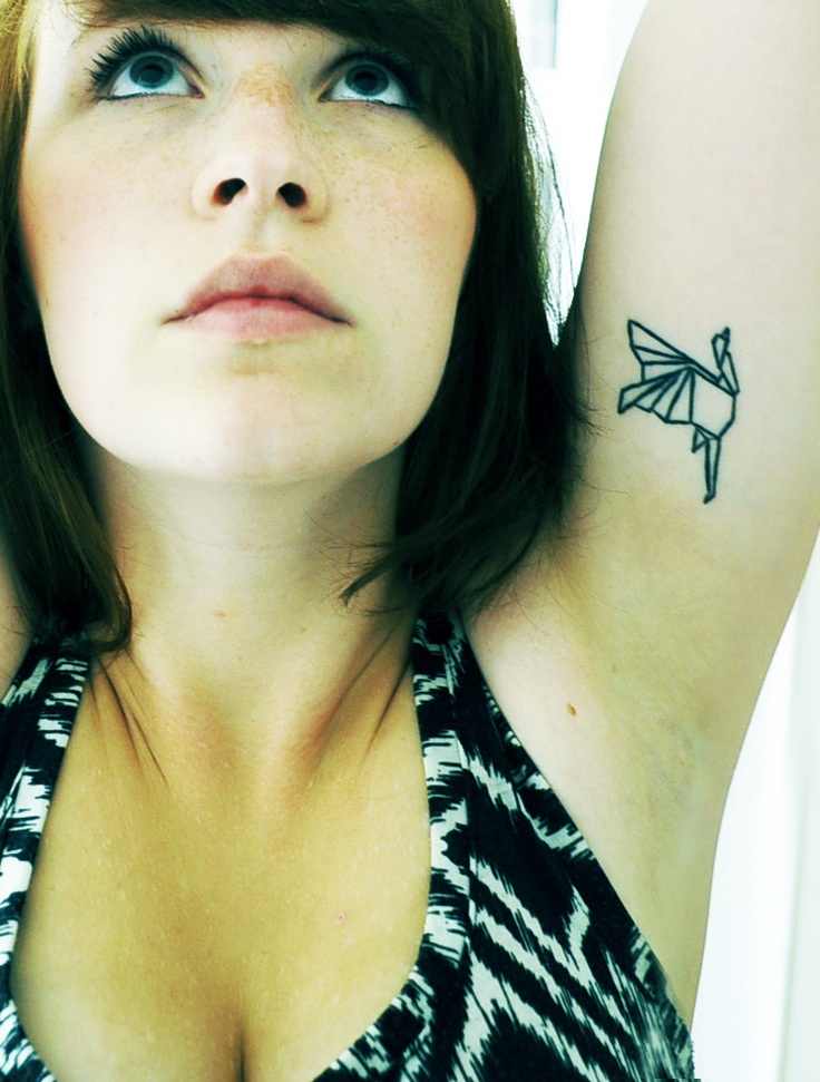 Great origami tattoo