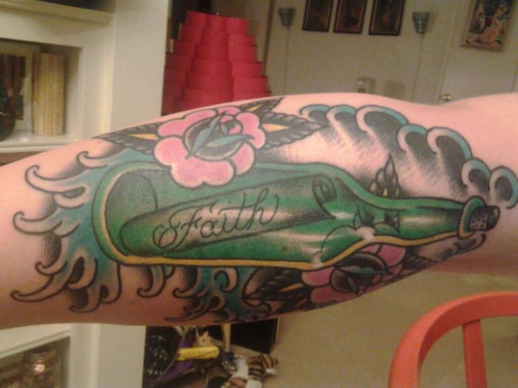 Green tattoo