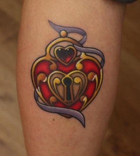 Key tattoo by Michelle Maddison