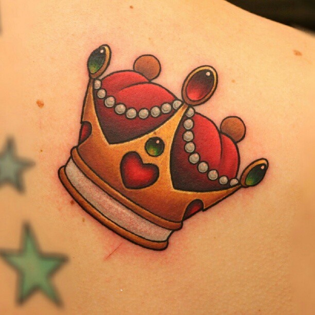 King tattoo by Michelle Maddison