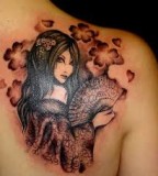 Lasy Asian tattoo