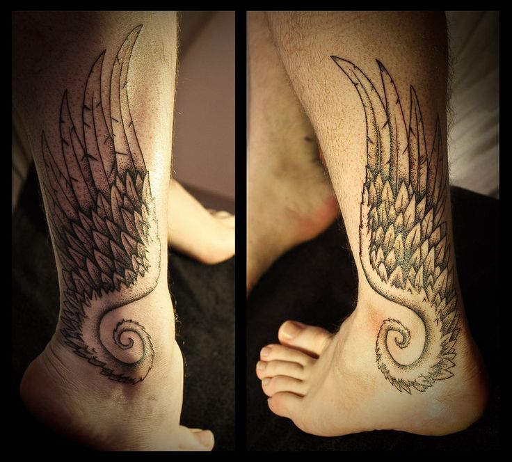 Leg tattoo by Meatshop