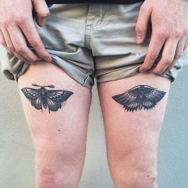 Legs tattoo by Pari Corbitt