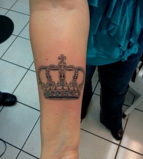 Lovely crown tattoo