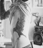 Men eagle tattoo