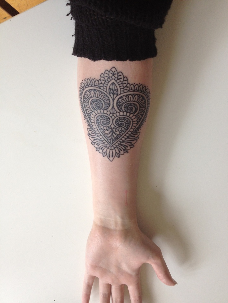 Modern ornaments tattoo