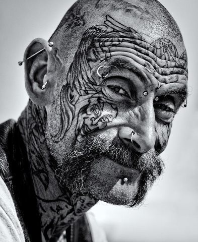 Old men tattoo