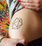 Pretty geometric tattoo