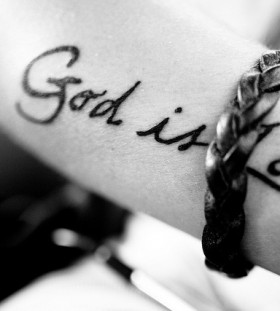 Quotes tattoo about god