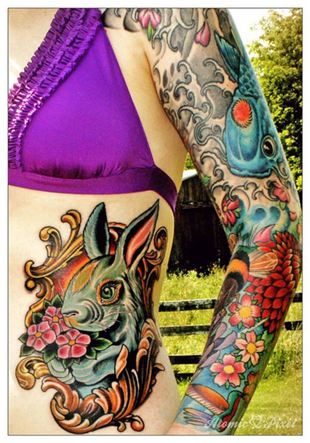 Rabbit tattoo