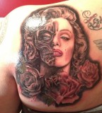 Rose and Marilyn Monroe tattoo tattoo