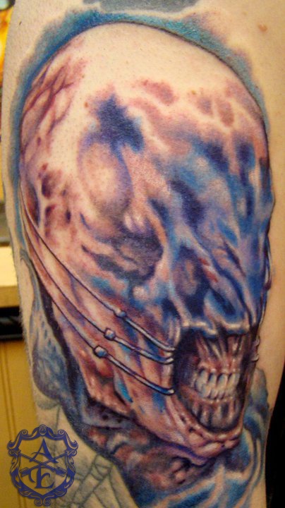 Scary tattoo by Sean Ambrose