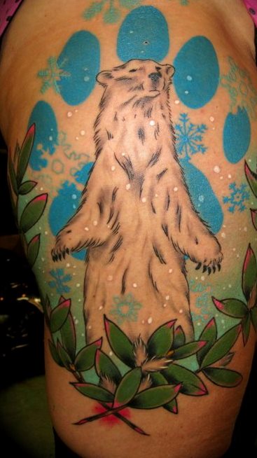 SirLexi Rex tattoo polar bear