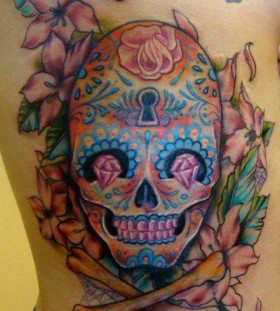 Skull tattoo by Sean Ambrose