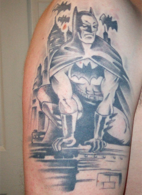 Superman tattoo by Duane