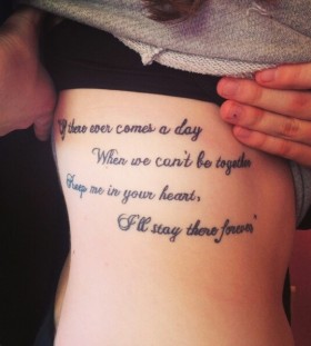 Wonderful quotes tattoo