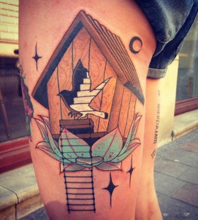 aivaras lee tattoo bird house