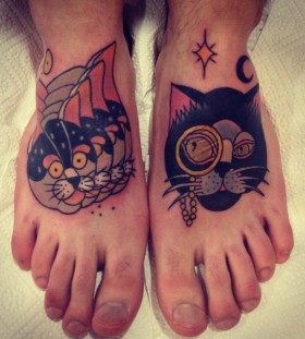 aivaras lee tattoo cats feet work