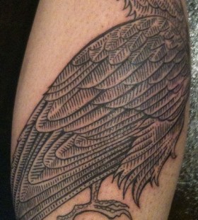 duke riley tattoo bird