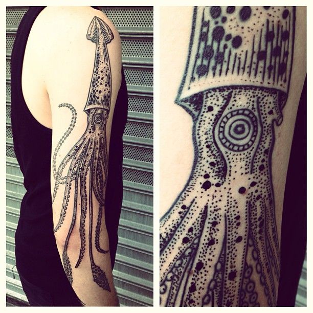 duke riley tattoo squid