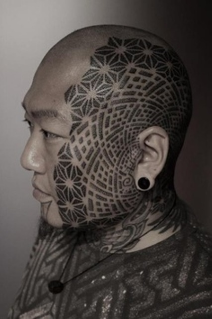 kenji alucky tattoo  face tattoo