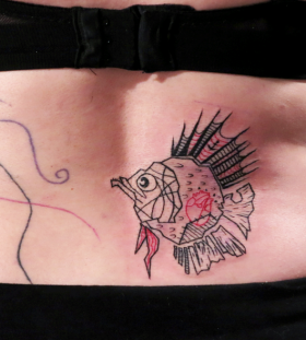 piranha tattoo by matik