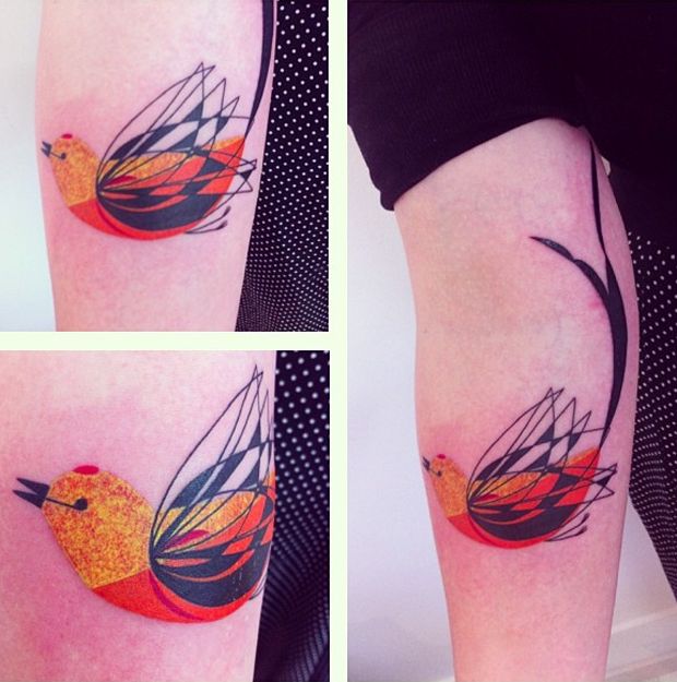 seb inkme cute bird tattoo