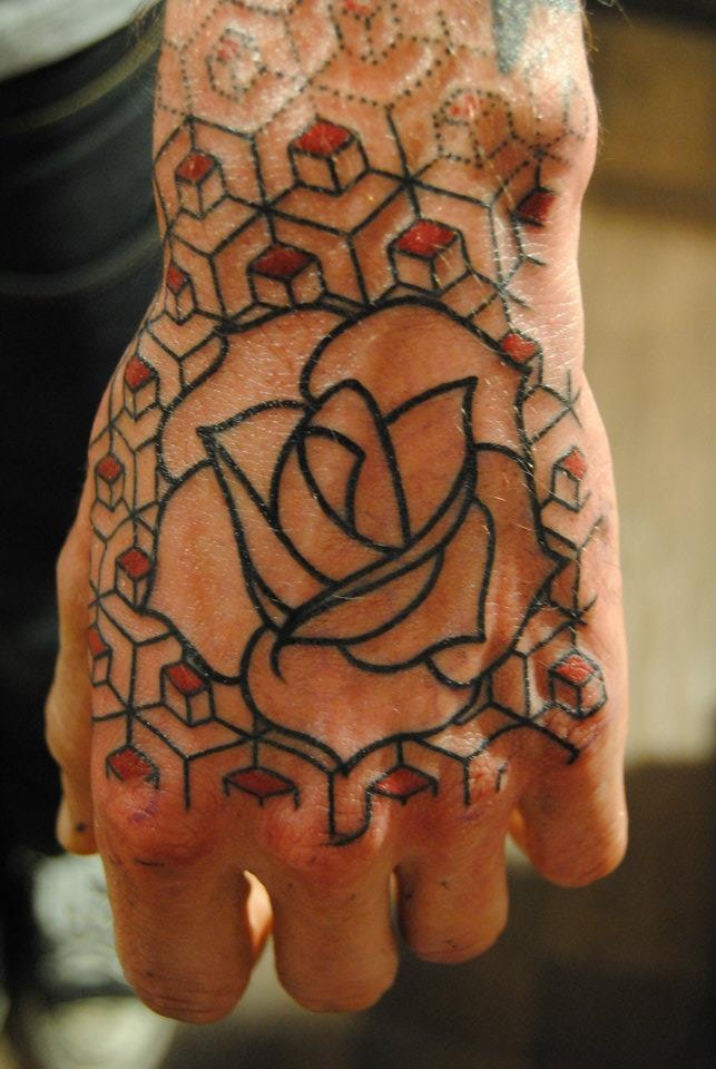 seb inkme rose hand tattoo