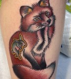virginia elwood tattoo fox ate rabbit