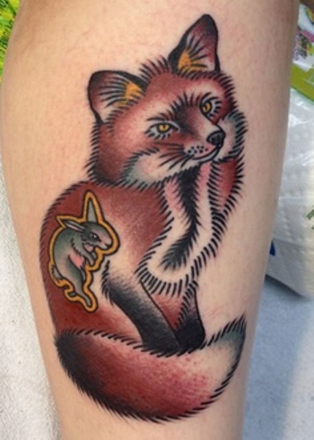 virginia elwood tattoo fox ate rabbit