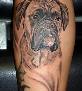 Adorable dog tattoo