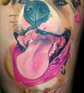 Amaizing dog tattoo