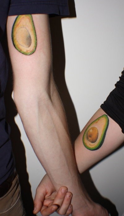 Avocado tattoo