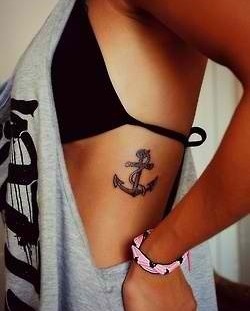 Awesome anchor tattoo