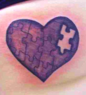 Awesome puzzle tattoo