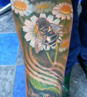 Bees tattoo by Zhivko Baychev