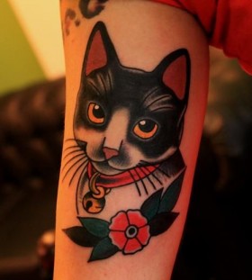 Cat cartoon tattoos