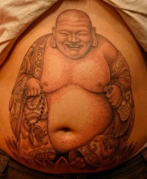 Chinese man tattoo by Corey Miller