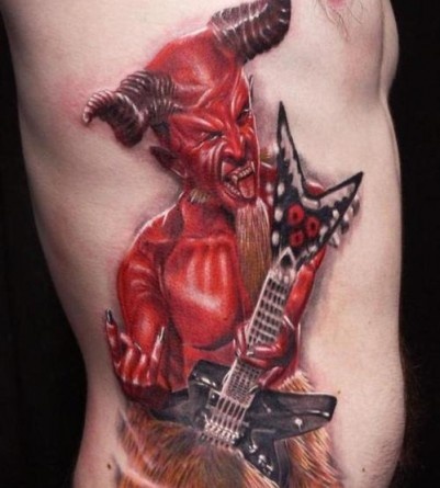 Devil tattoo by Zhivko Baychev