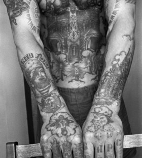 Full body prison tattoos