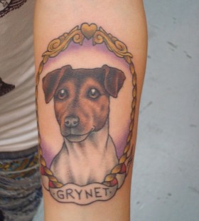 Gorgeous dog tattoo