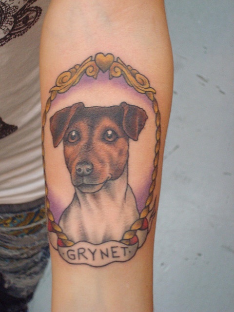 Gorgeous dog tattoo