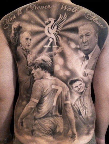 Liverpool team sport tattoo